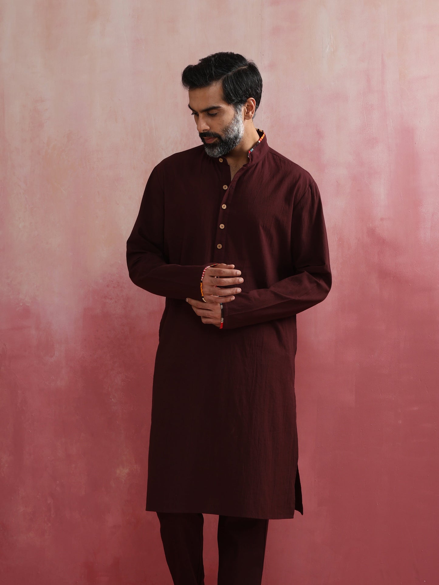 trueBrowns Men's Cola Kurta