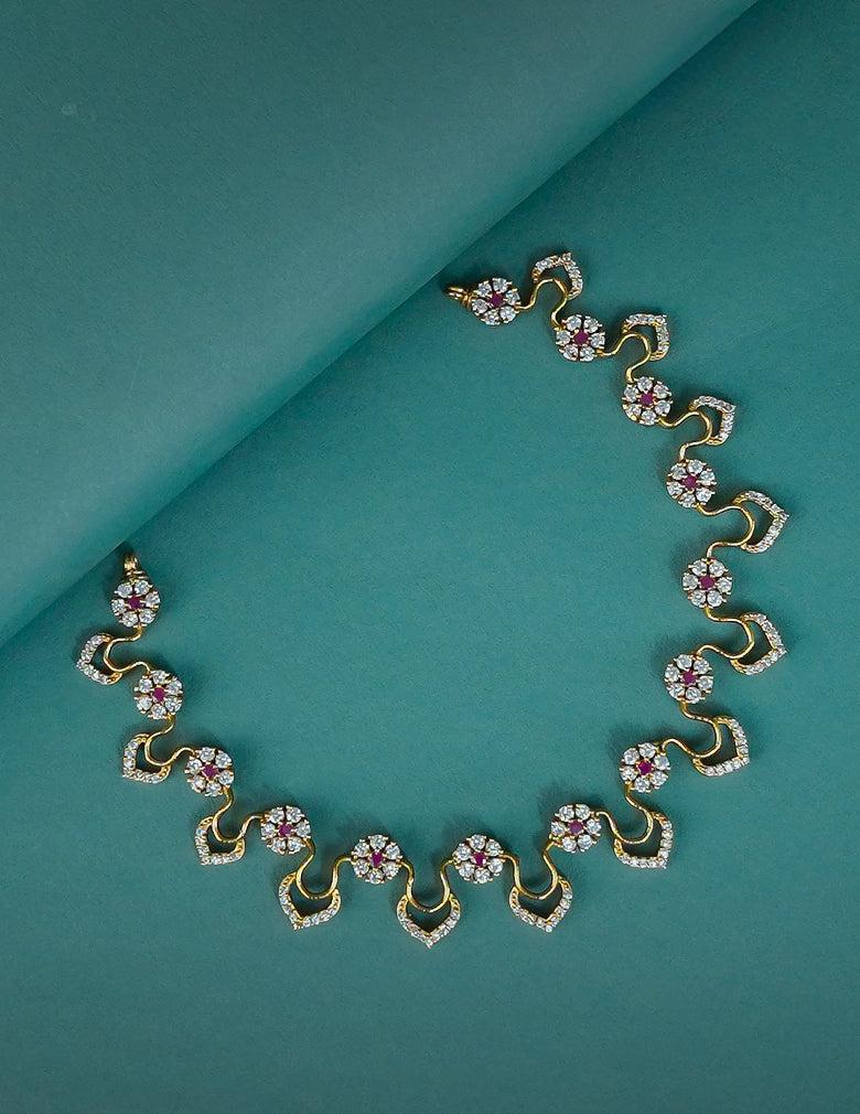 Premium Antique AD Stone  Necklace