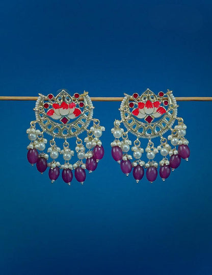 Moon Chandbali Earrings
