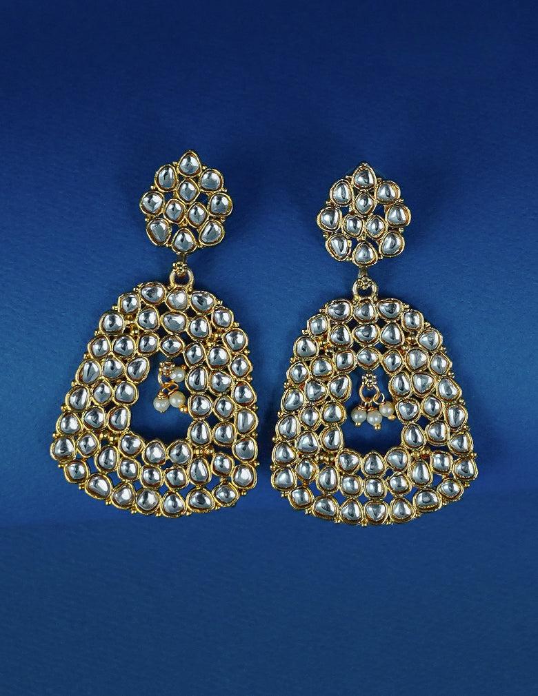 Designer Kundan Party Earrings