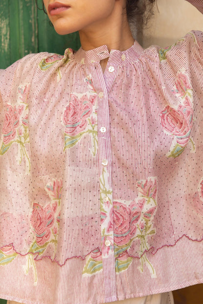 Anu Tess Chanderi Top