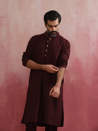 trueBrowns Men's Cola Kurta