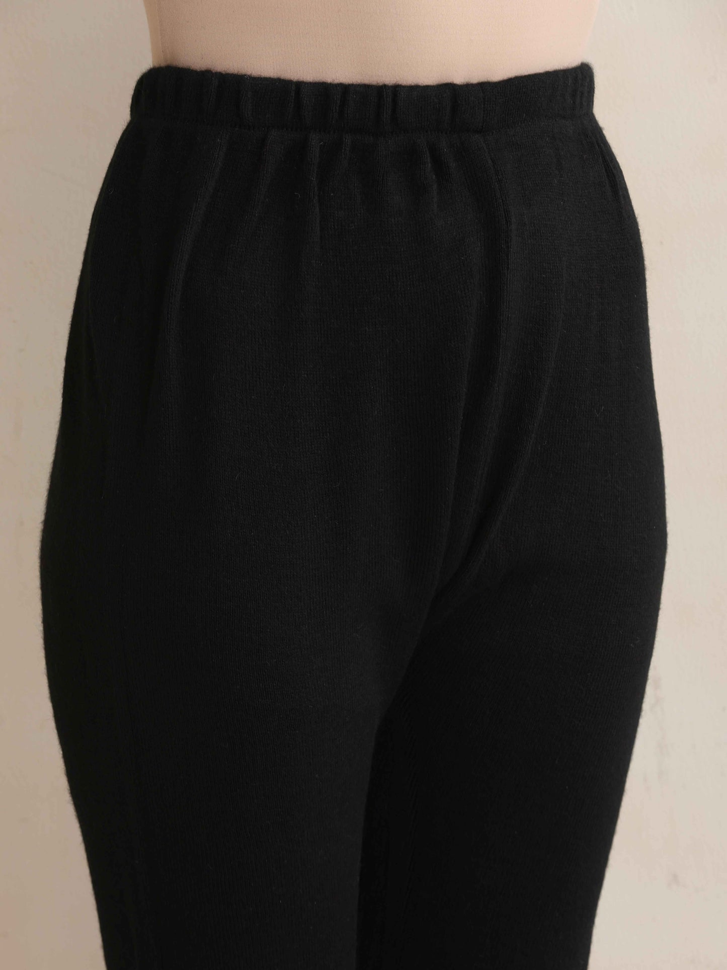 trueBrowns Black Woollen Leggings