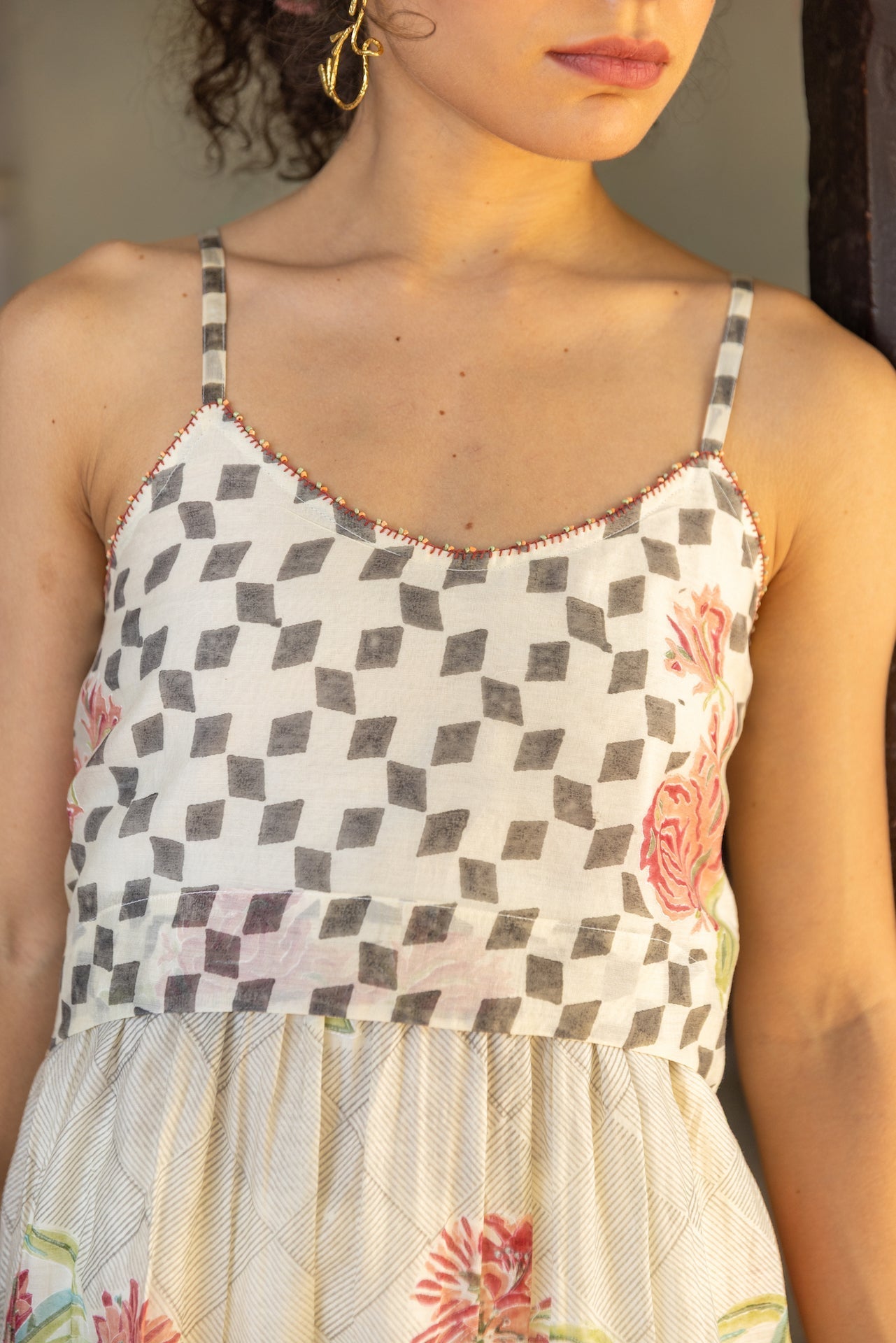 Anu Rebekah Chanderi Kurta