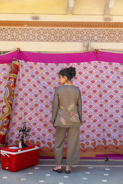 Anu Raina Chanderi Top