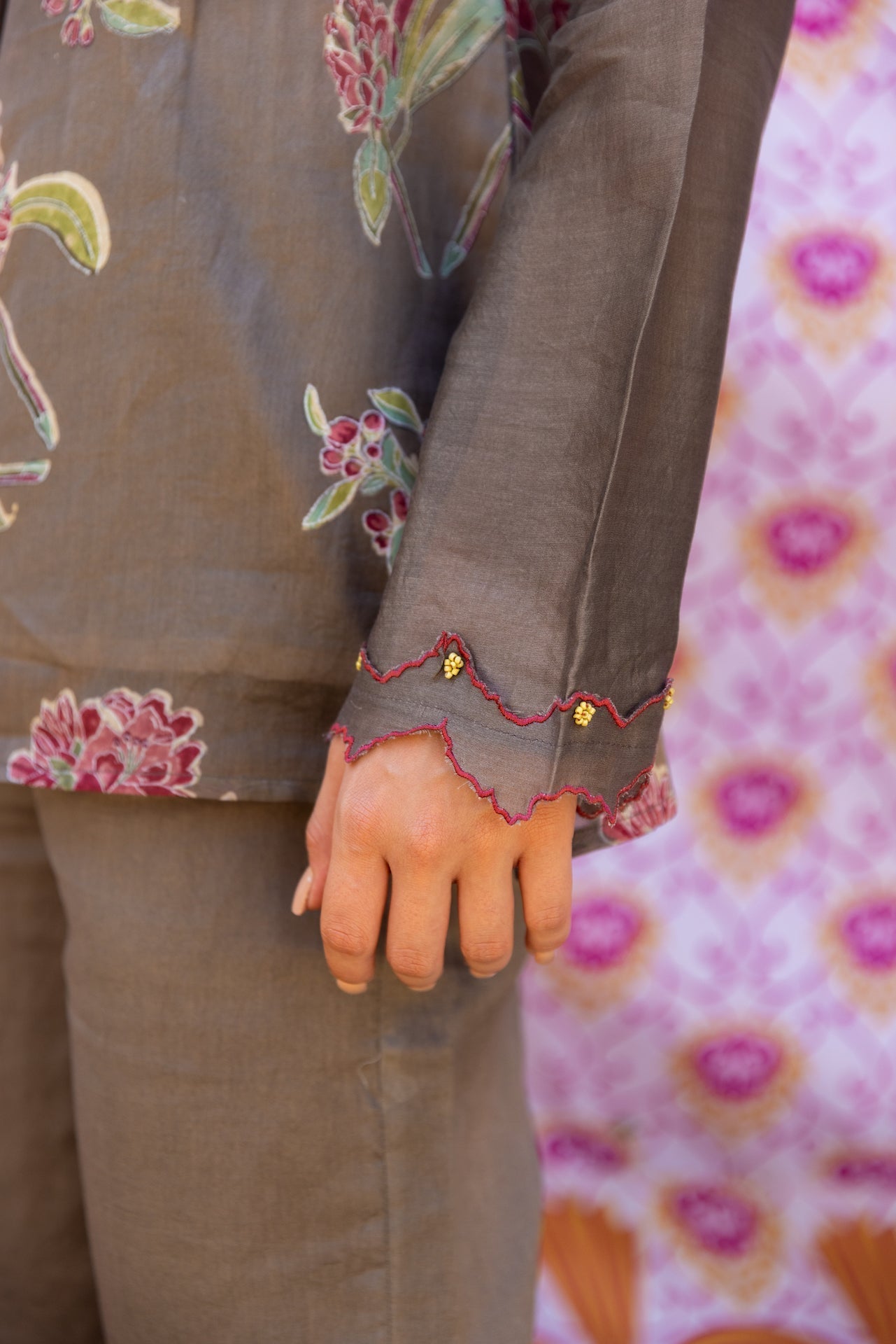 Anu Raina Chanderi Co-Ord Set