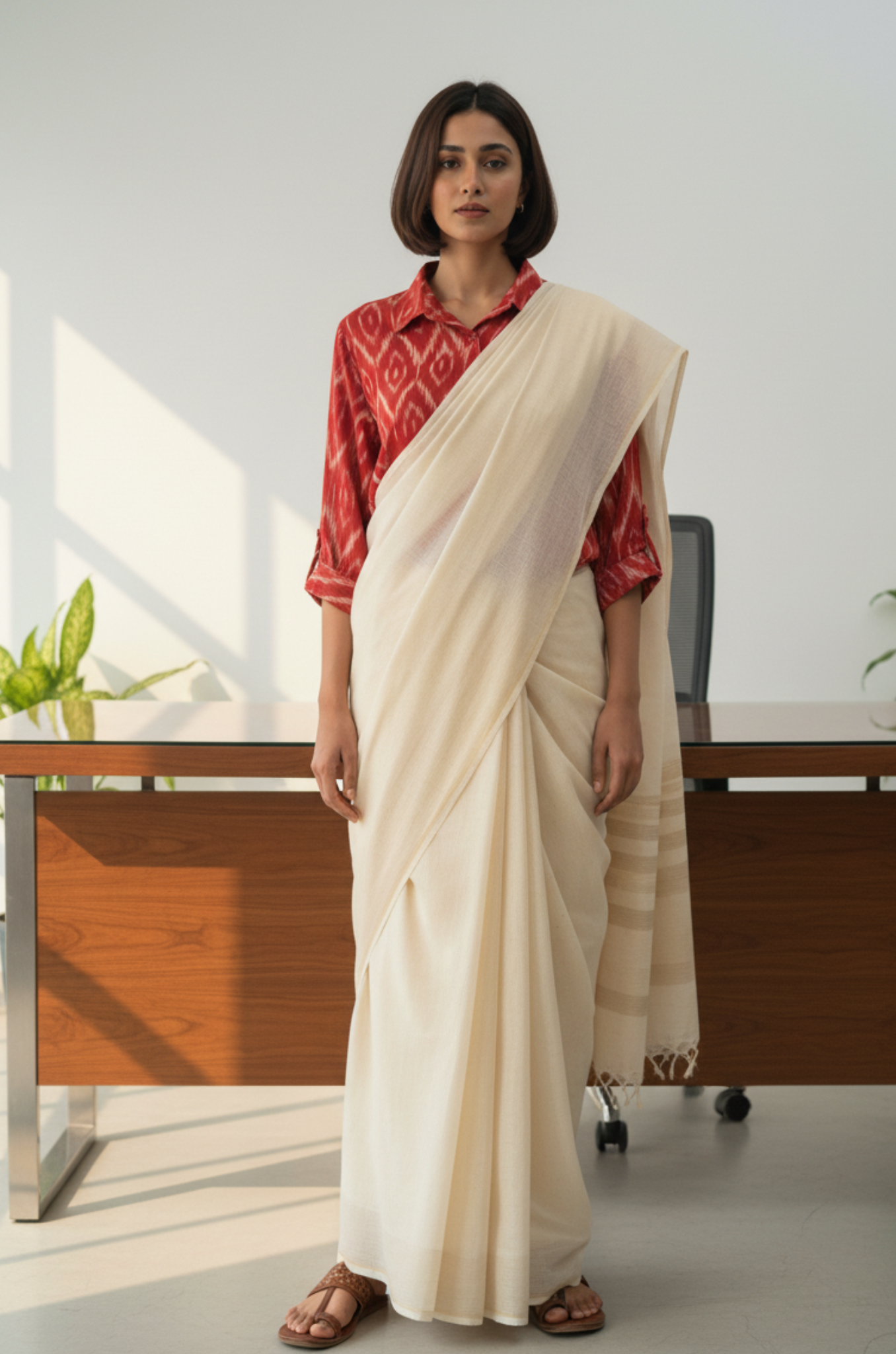 Maati  Ruby Ikat Everyday Cotton Shirt