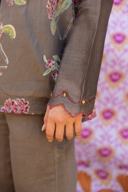 Anu Raina Chanderi Top