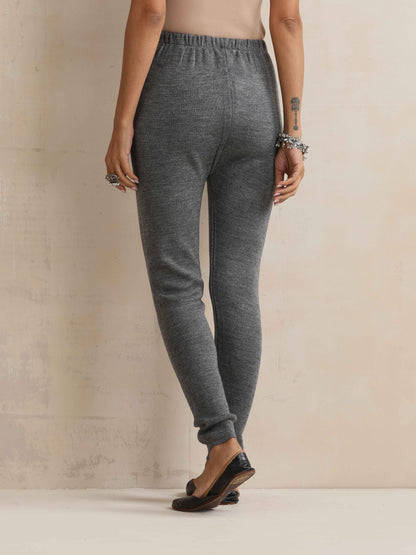 trueBrowns Grey Woollen Leggings