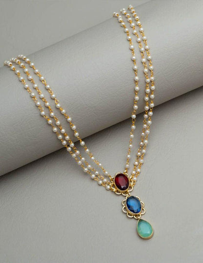 Pearl Layer Necklace LP- 48Hr Delivery