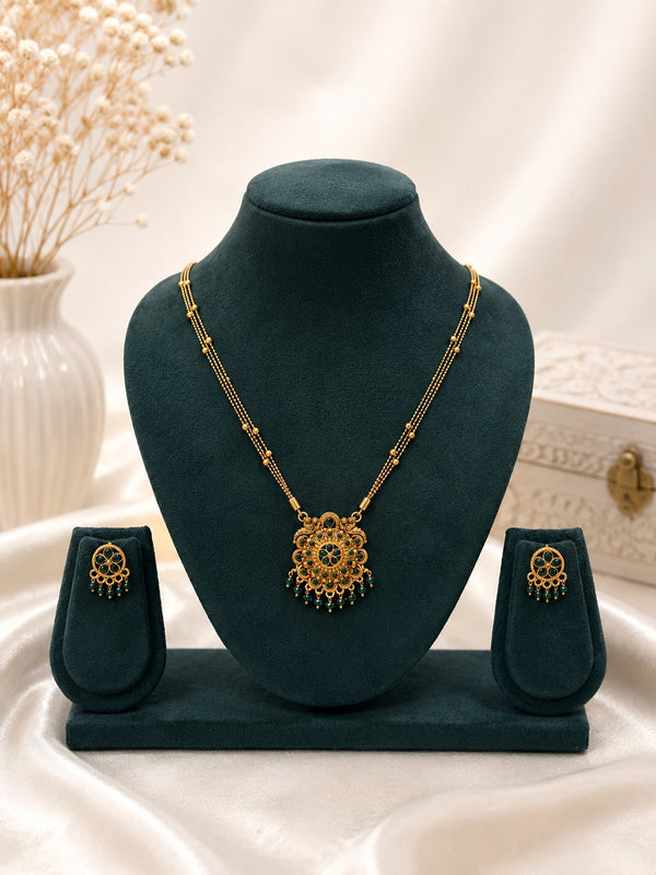 Verdant Bloom Pendant 3PC Set LP- 48Hr Delivery