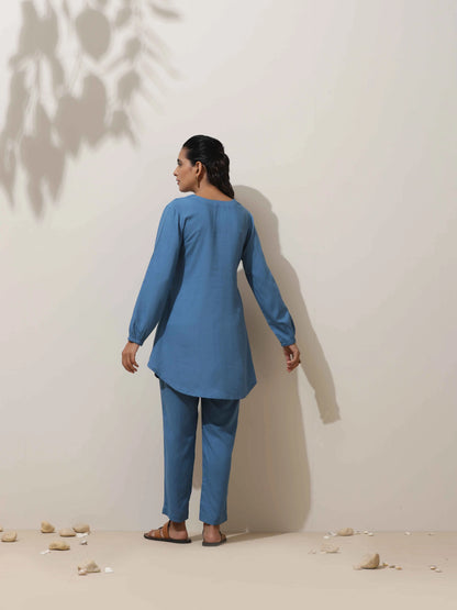 trueBrowns Blue Co-ord Set