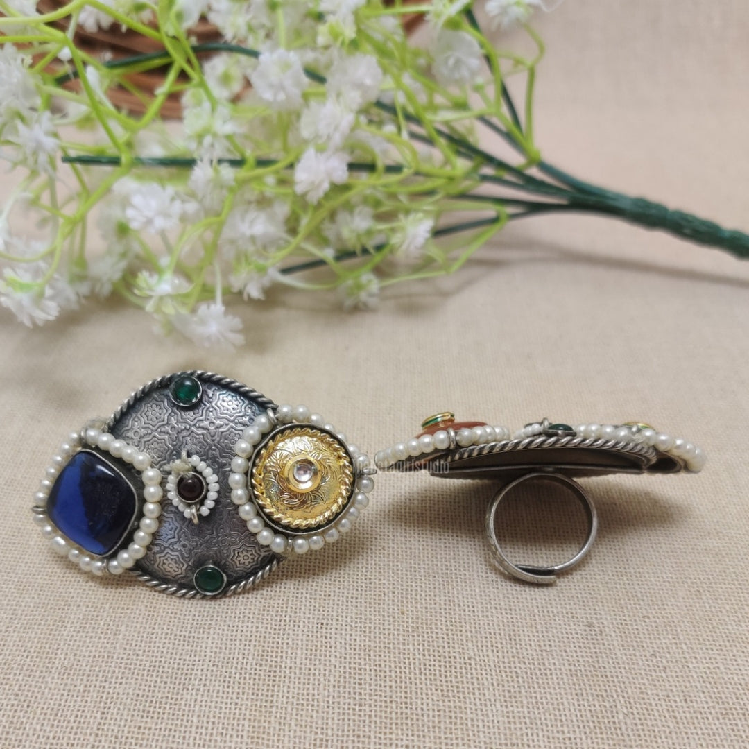 oxidised jewellery rings