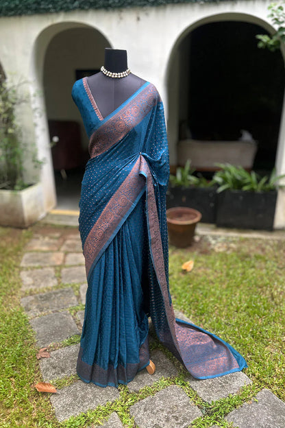 Semi Satin Silk Saree