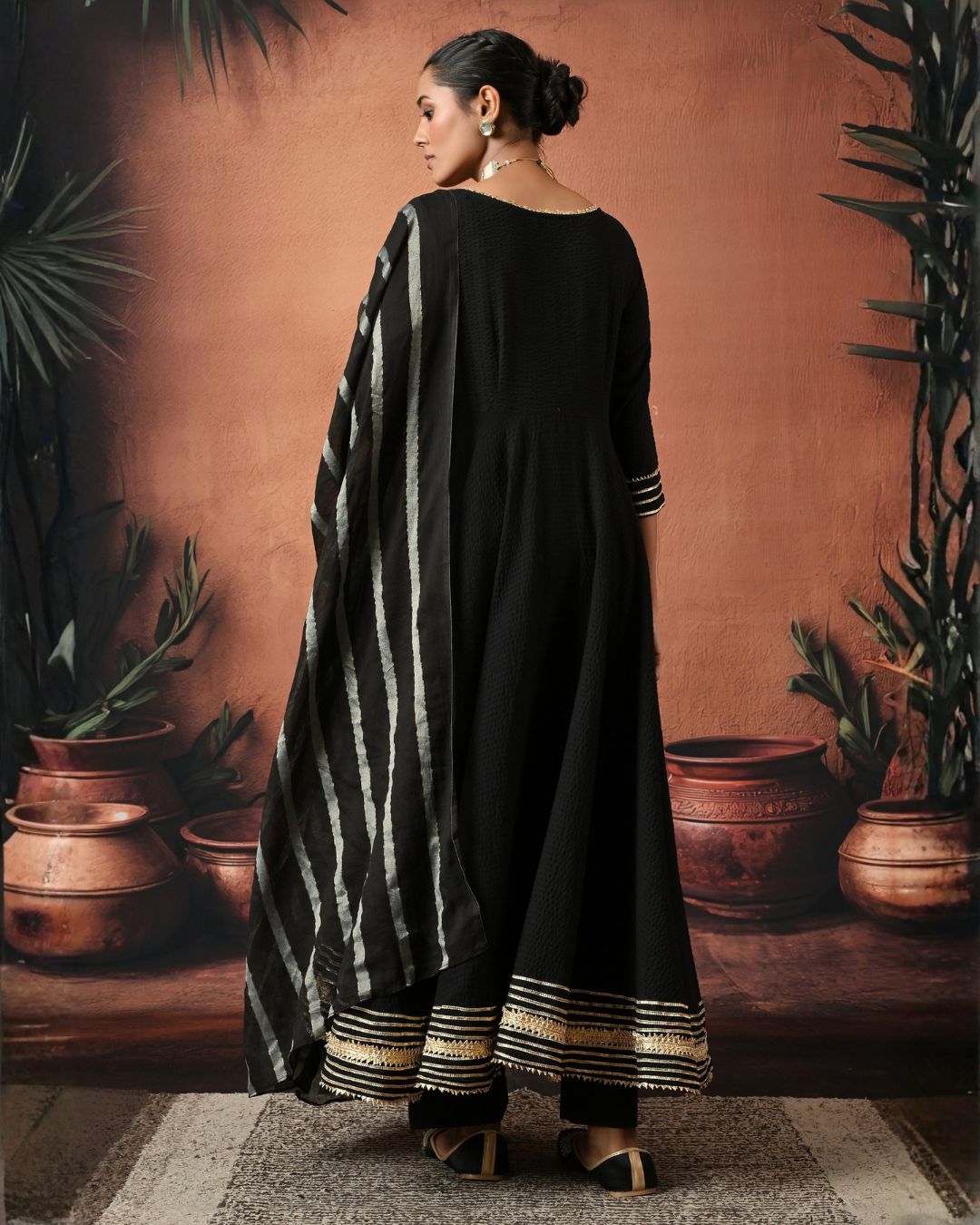 All That Glitters Anarkali Set Bo