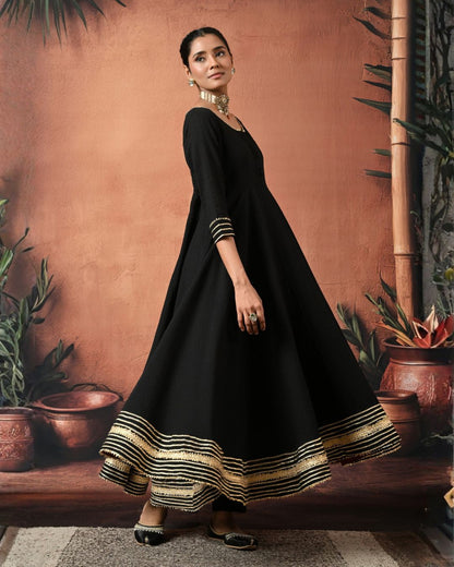 All That Glitters Anarkali Set Bo