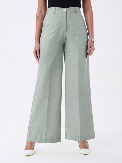 Women Green Sleeveless Co-ords