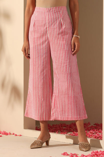 Murraya Calla Blue Chanderi Kurta Set of 3