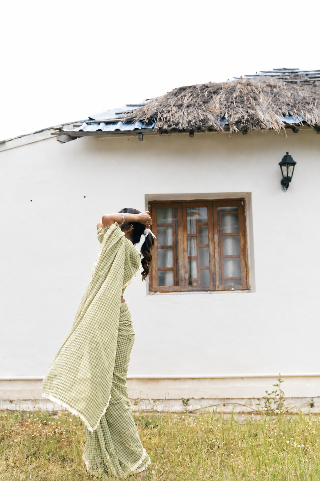 Studio Izhai Checks Saree