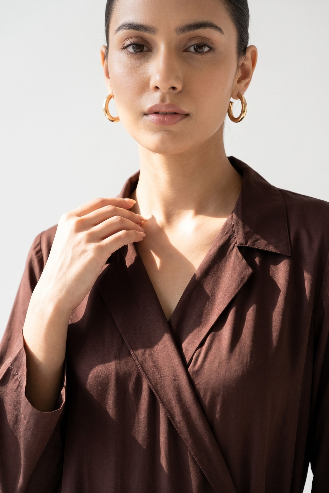 Cocoa Soft Modal Trench Belt Dress Mc