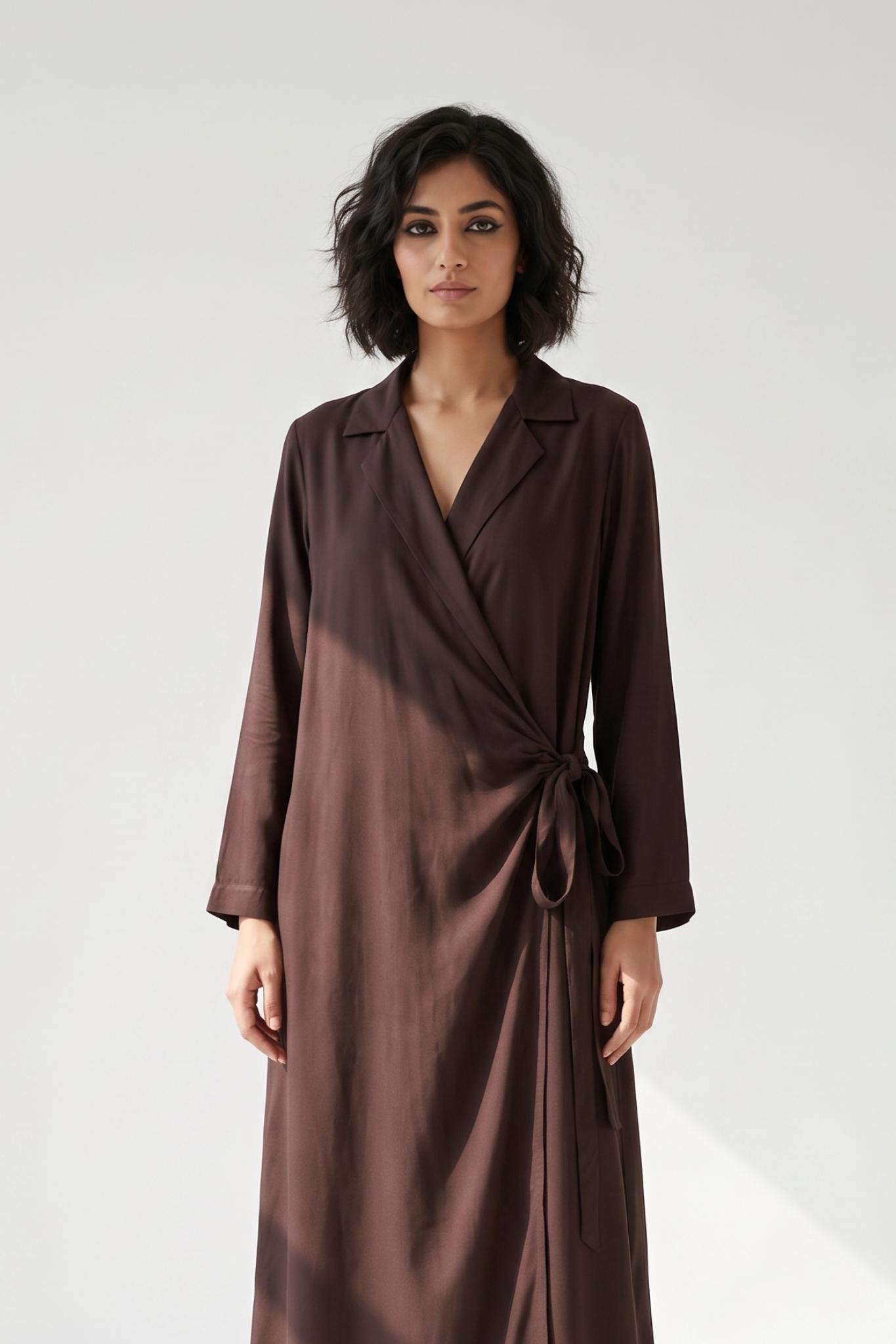 Cocoa Soft Modal Trench Belt Dress Mc