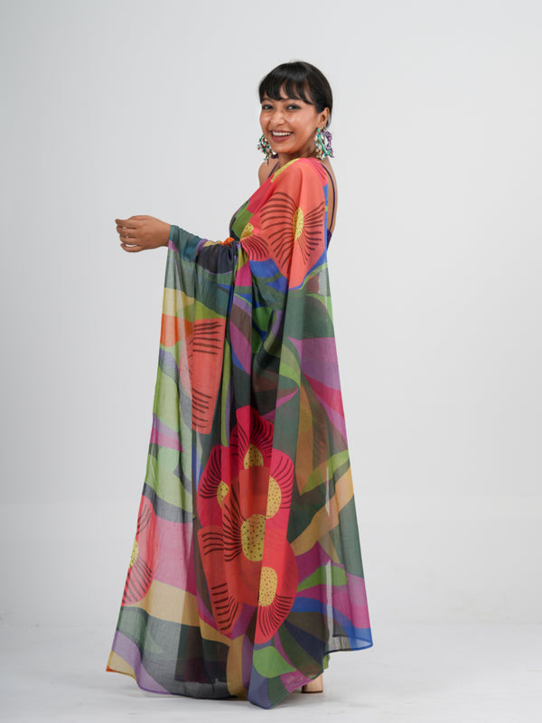 Dance In Peru Saree