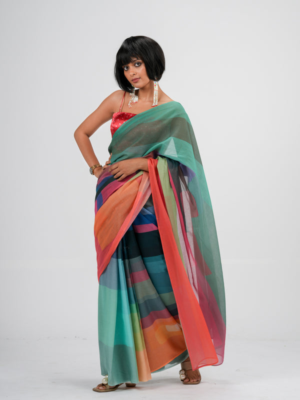 Fiji Colours Saree