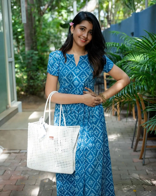 Studio Blue Cotton Dress