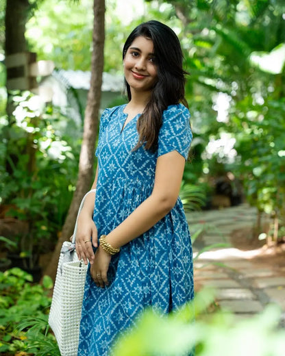 Studio Blue Cotton Dress