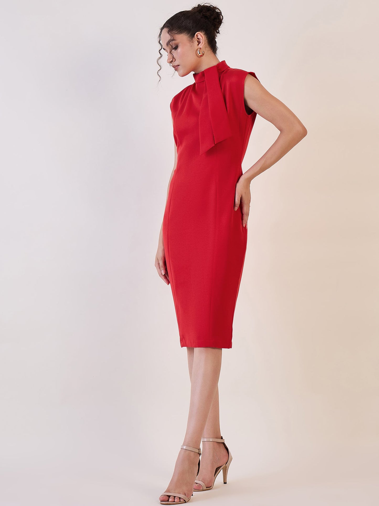 Red Marina Shift Dress