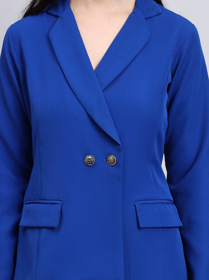 Powersutra Tailored Cobalt Blue Blazer Dress Power Meets Grace