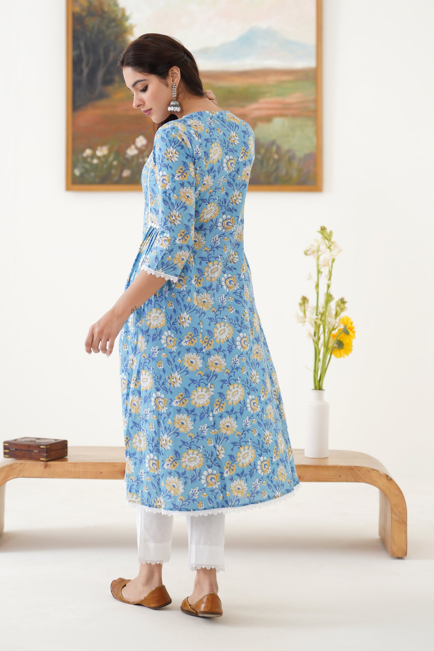 Murraya Blue Kyra Kurta Set of 2