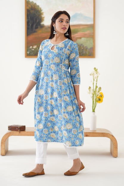 Murraya Blue Kyra Kurta Set of 2