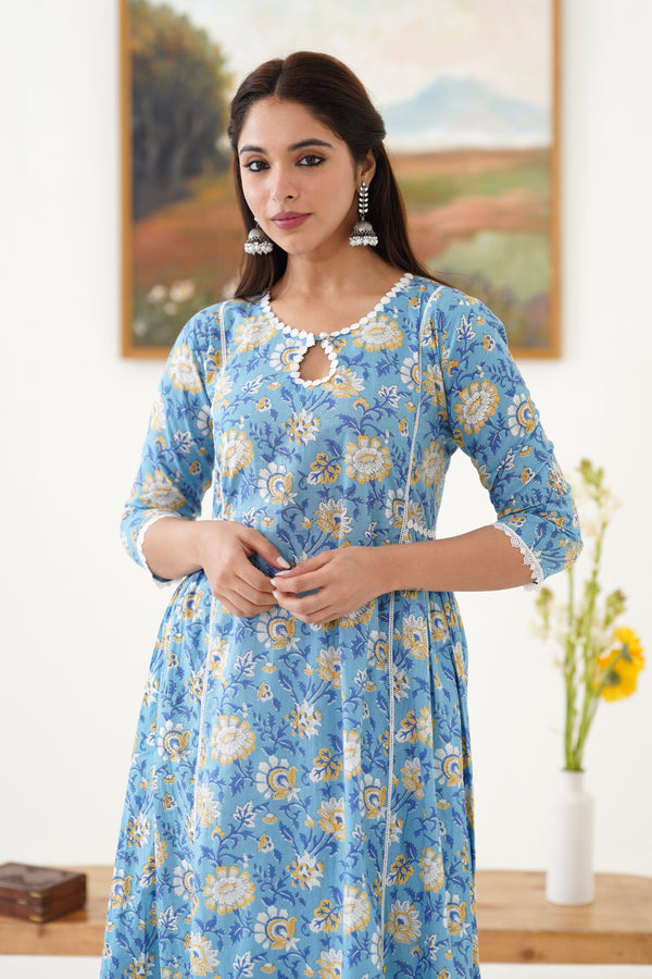 Murraya Blue Kyra Kurta Set of 2