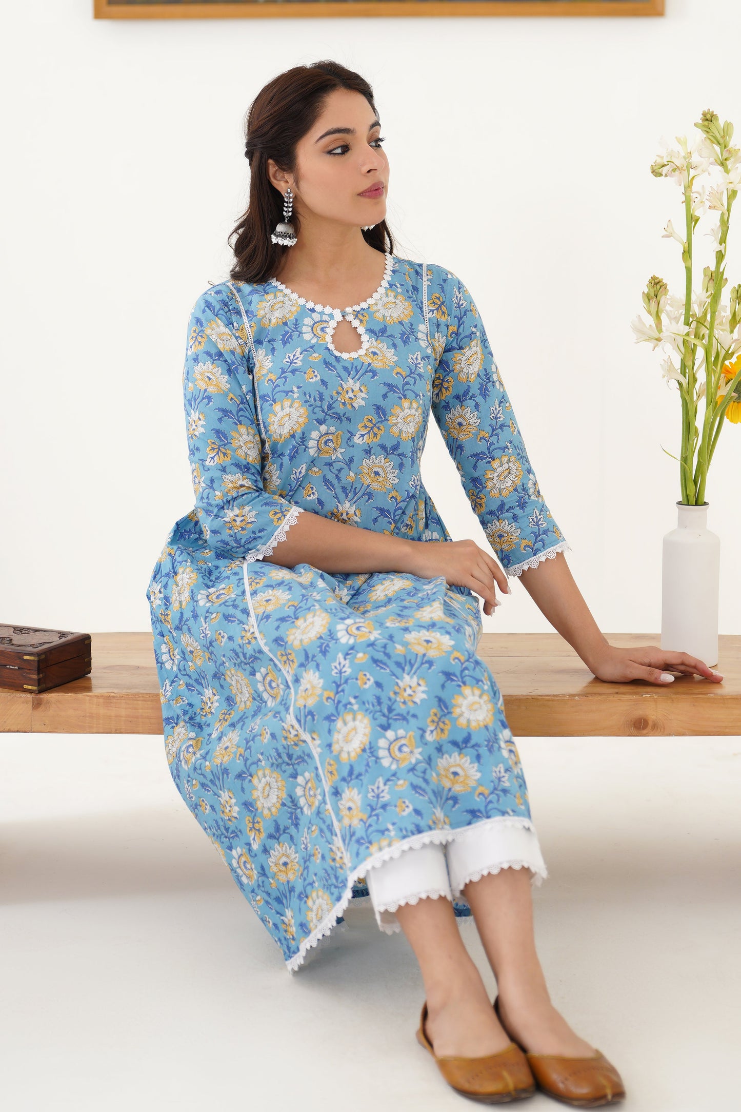Murraya Blue Kyra Kurta Set of 2