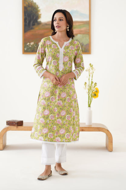 Murraya Green Raisa Kurta Set of 2