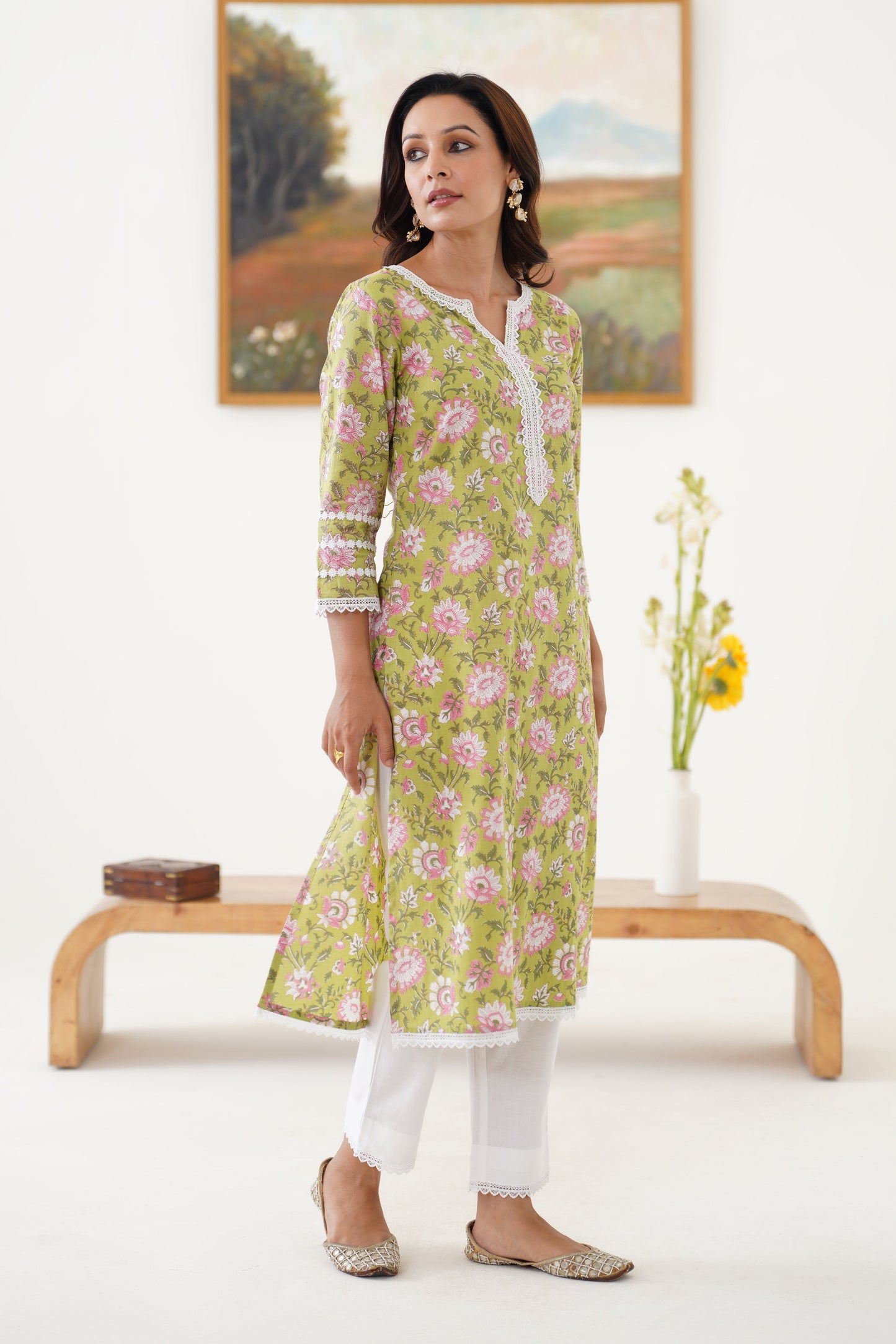 Murraya Green Raisa Kurta Set of 2