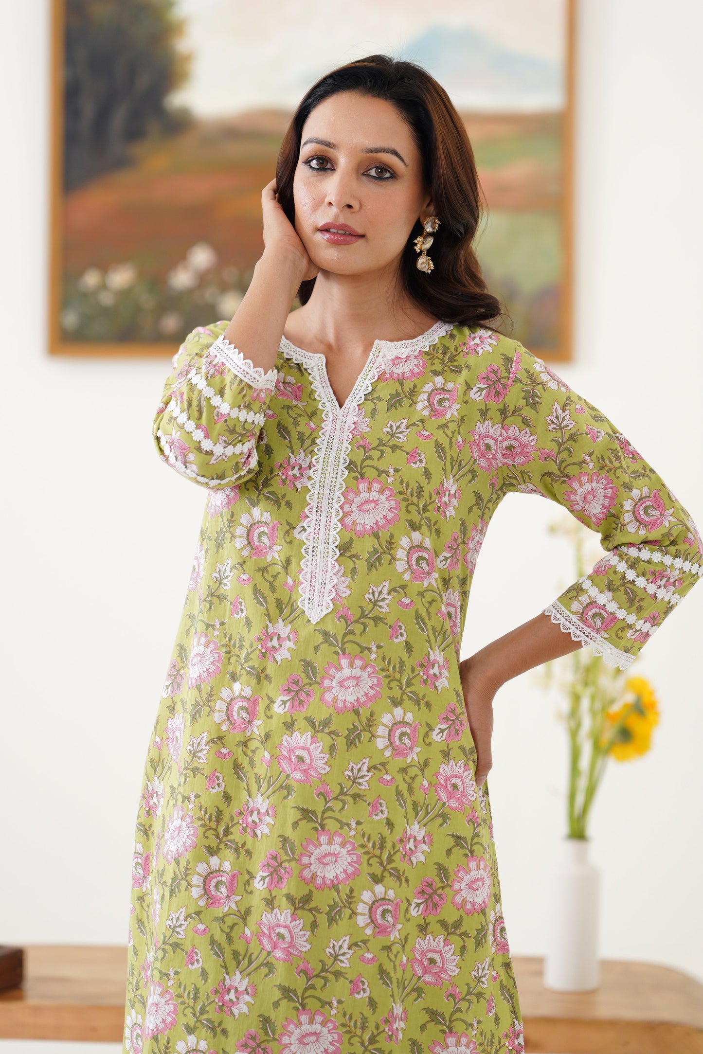Murraya Green Raisa Kurta Set of 2