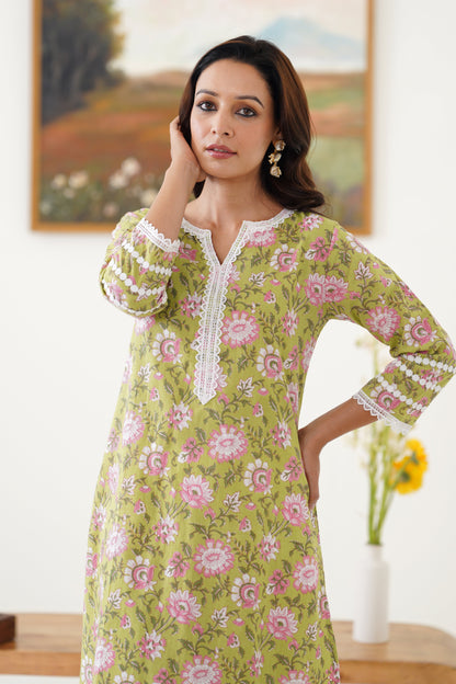 Murraya Green Raisa Kurta Set of 2