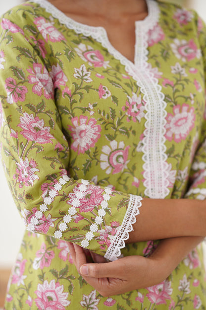 Murraya Green Raisa Kurta Set of 2