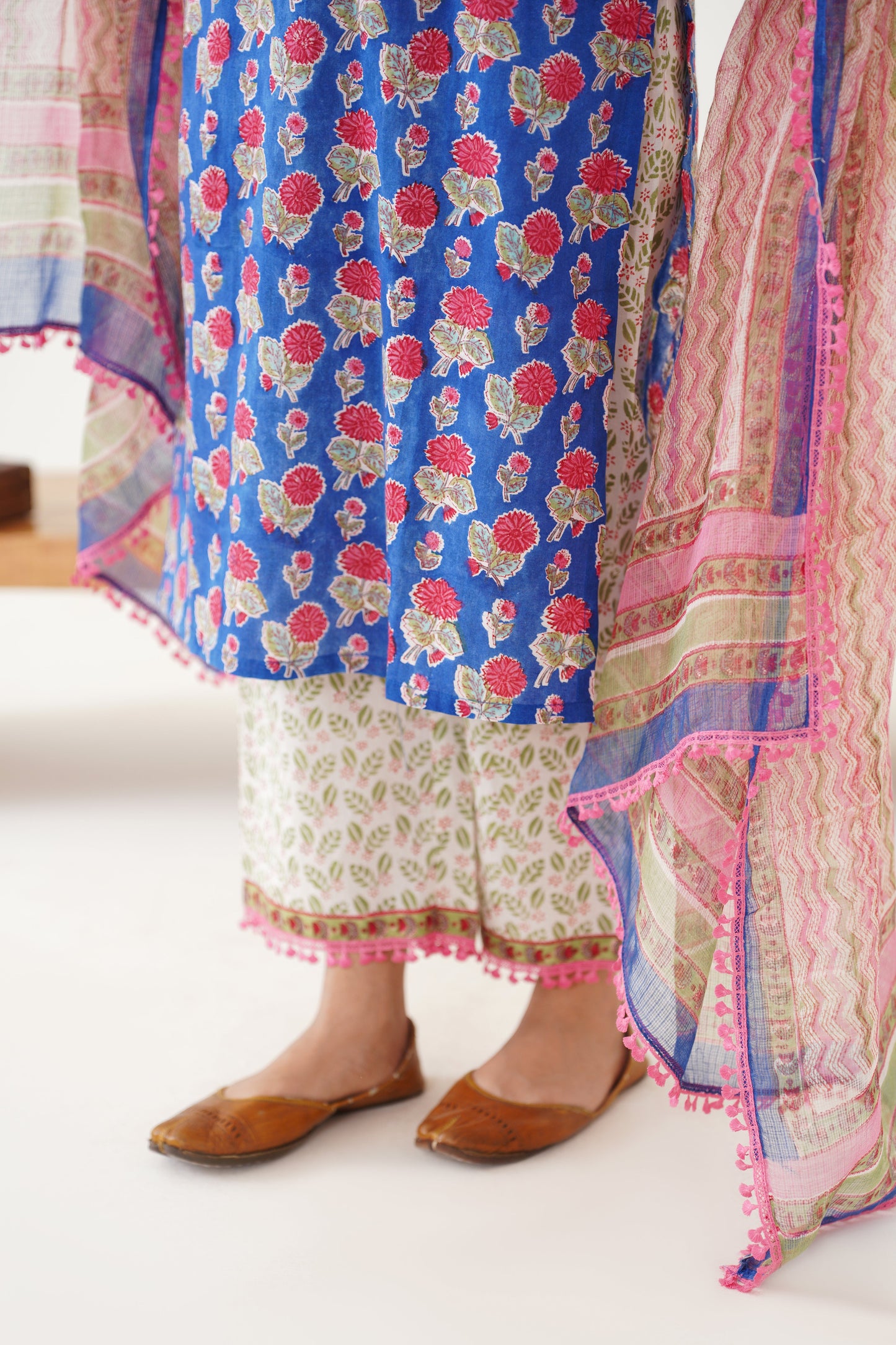 Murraya Blue Harper Kurta Set of 3