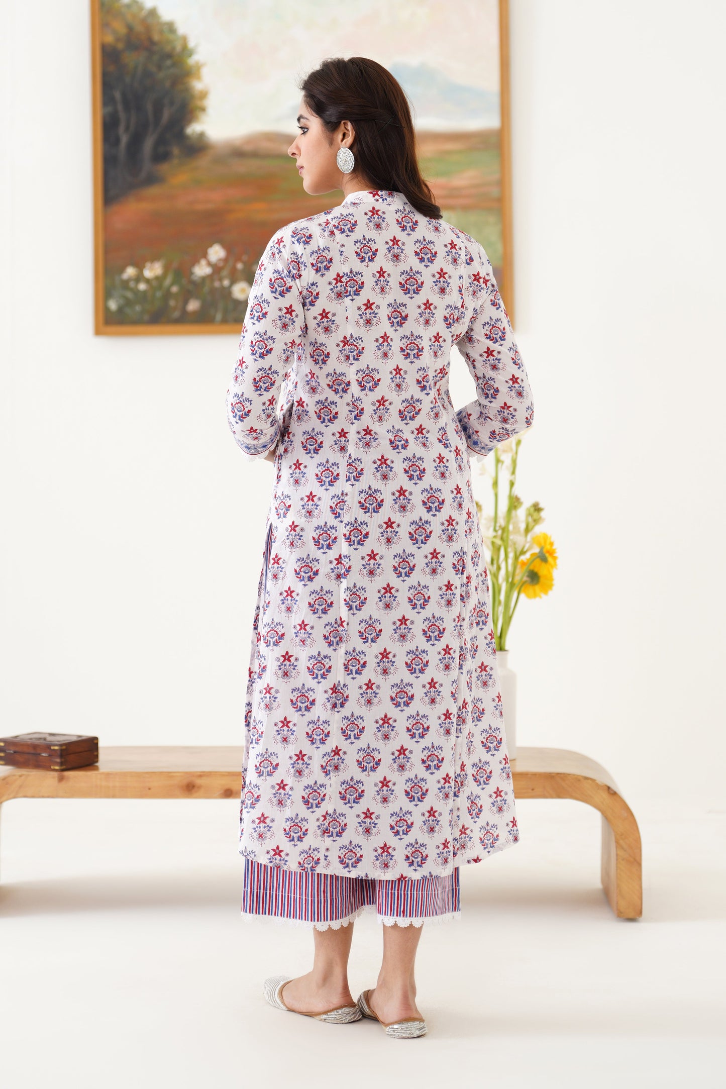 Murraya White Maisie Kurta Set of 3