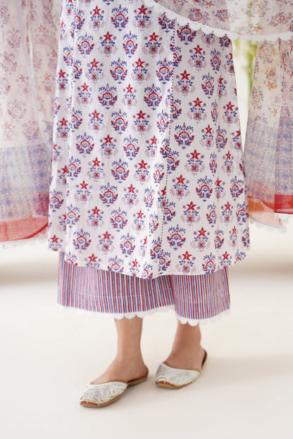 Murraya White Maisie Kurta Set of 3