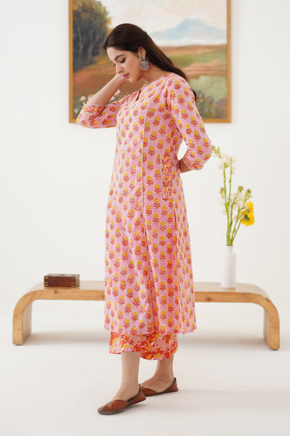 Murraya Pink Sia Kurta Set of 3