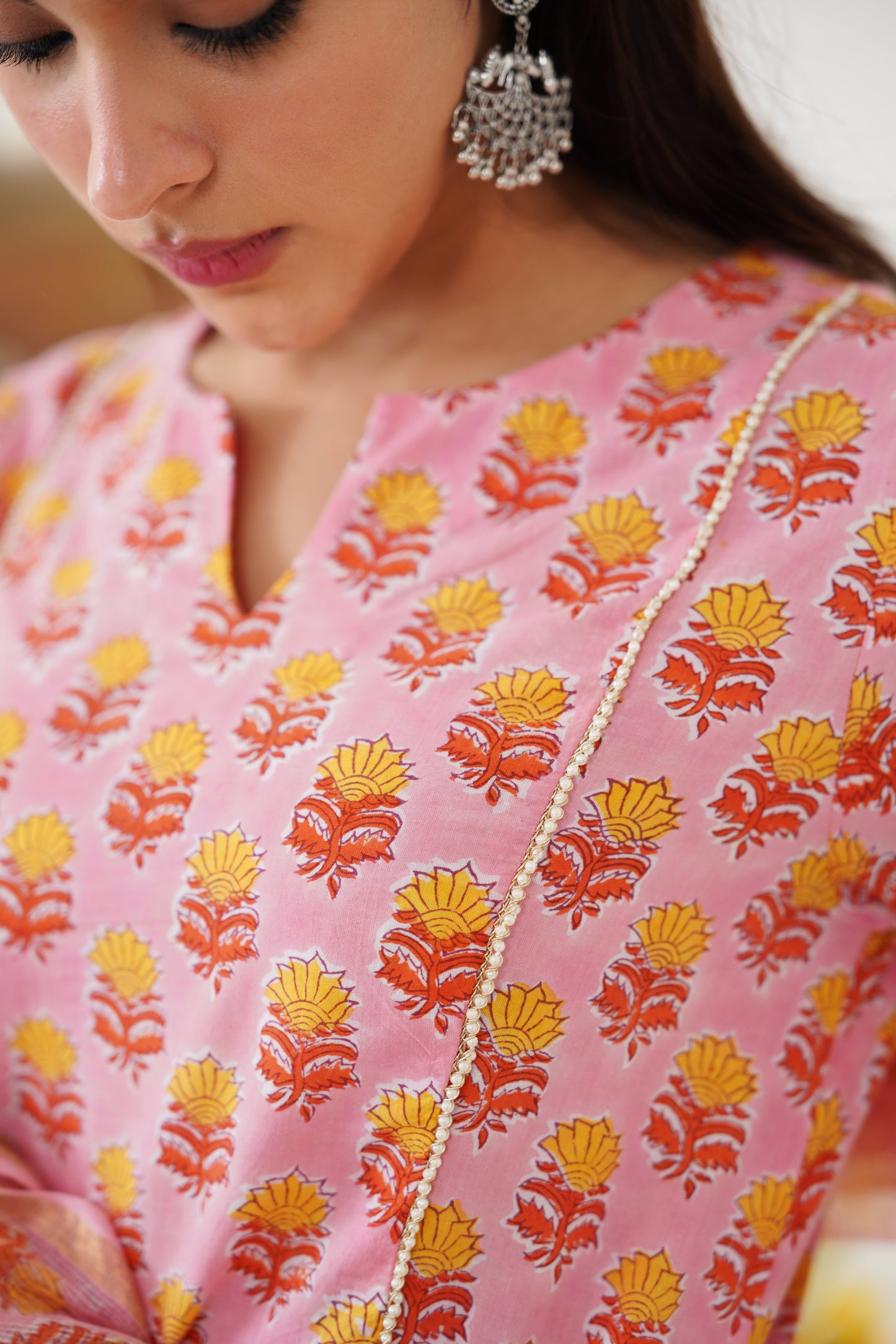 Murraya Pink Sia Kurta Set of 3