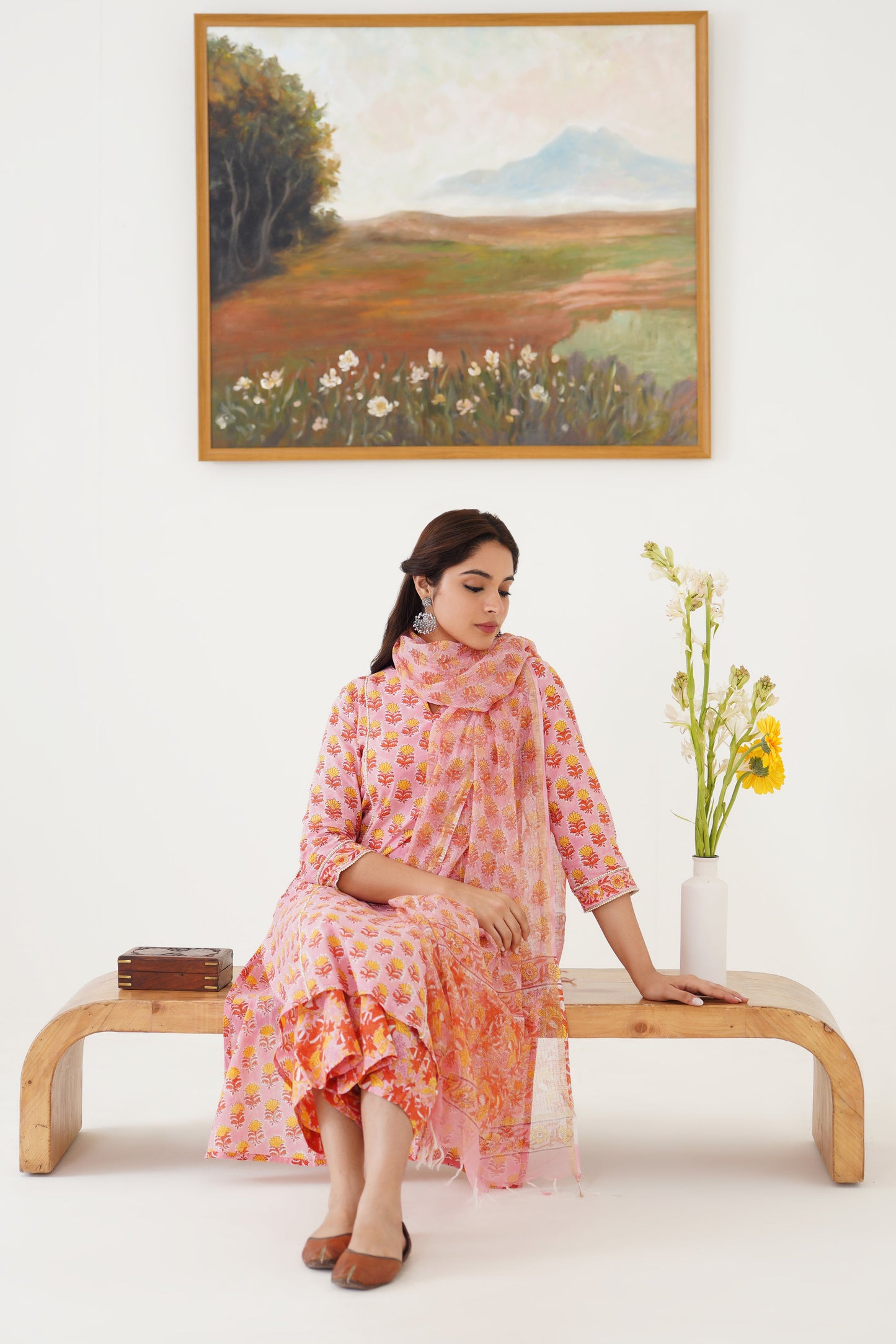 Murraya Pink Sia Kurta Set of 3