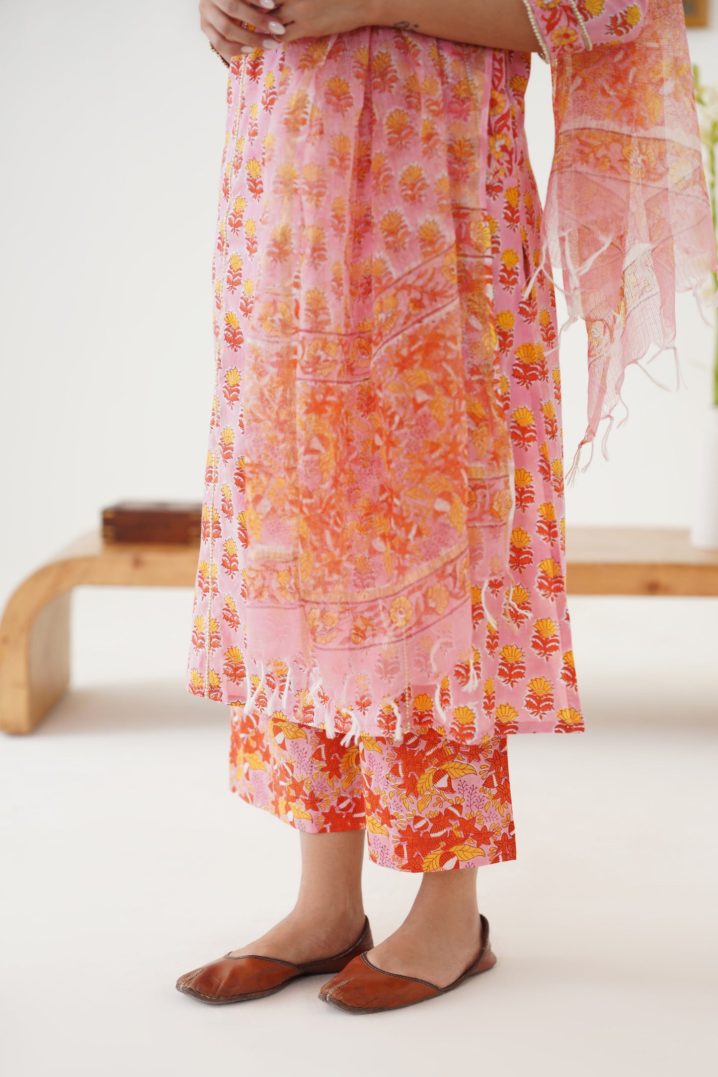 Murraya Pink Sia Kurta Set of 3