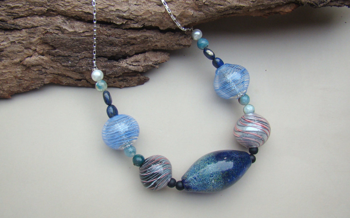 Blissful Heartstring- Necklace (Blue)