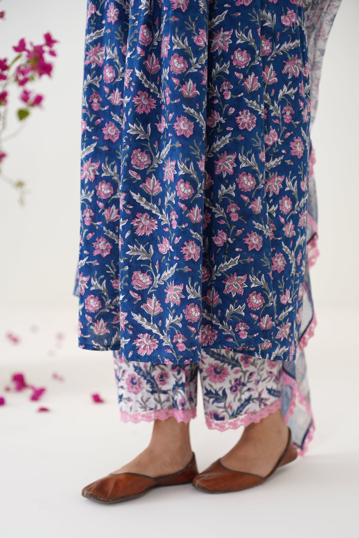 Murraya Blue Amyra Embroidered Kurta Set of 3