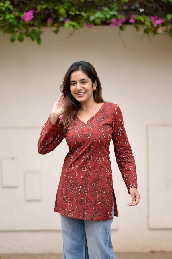 Studio Rustique Amber Short Kurta Top